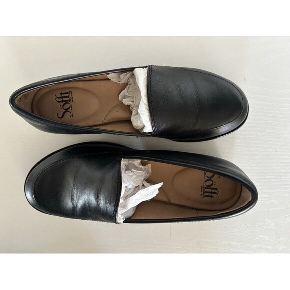 Sofft Napoli Black Leather Loafers Women’s Size 6.5 - Picture 2 of 8